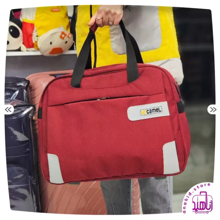 ساک مسافرتی رنگ زرشکی