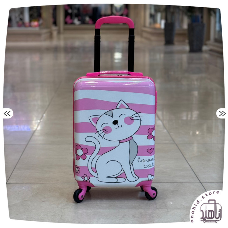 چمدان کودک طرح کارتونی (طرحهای متنوع) گربه