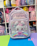 کولهپشتی مدرسهای دخترانه با طرح یونیکورن، پری دریایی و شخصیت کارتونی در رنگهای فانتزی پاستلی