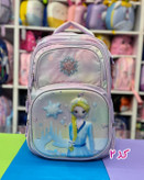 کولهپشتی مدرسهای دخترانه با طرح یونیکورن، پری دریایی و شخصیت کارتونی در رنگهای فانتزی پاستلی