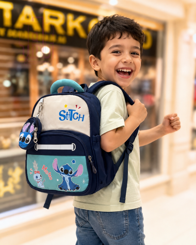 کوله پشتی کودک طرح استیچ Stitch | مهدکودک و پیشدبستانی | ۶ رنگ جذاب
