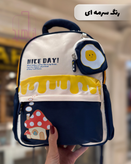 کولهپشتی بچگانه لاتین شیپ مدل Nice Day کد 98120؛ طرح تخممرغ و قارچ