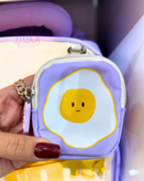کولهپشتی بچگانه لاتین شیپ مدل Nice Day کد 98120؛ طرح تخممرغ و قارچ