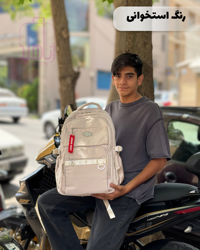 کوله پشتی لاتین شیپ کد HB25001 برزنتی سایز بزرگ