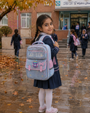 کوله پشتی دخترانه کریسبلا مدل کرومی کد TN042411003