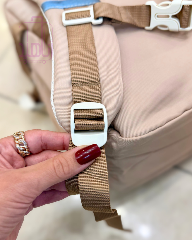 کوله پشتی مدرسه QISEMAO کد 2603 مدل سه پیکسل