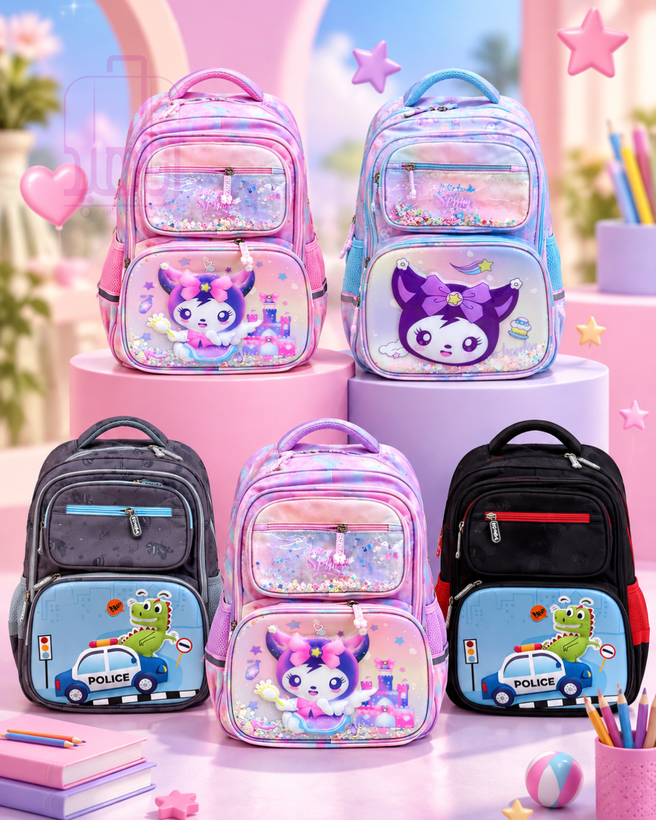 کوله پشتی دانشآموزی HONKA هونکا کد 2619 | ابعاد 42×30×17 سانتیمتر
