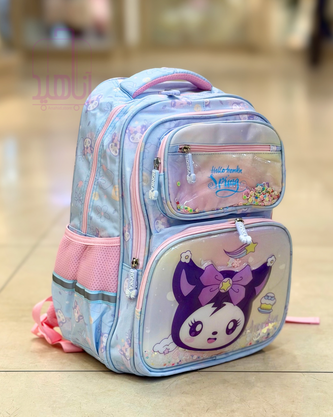 کوله پشتی دانشآموزی HONKA هونکا کد 2619 | ابعاد 42×30×17 سانتیمتر