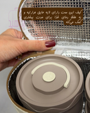 ست ظرف غذا ۴ تیکه- داخل استیل