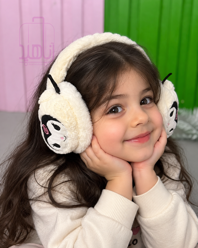 گوشگیر خزدار کرومی کودک طرح Kuromi کرومی