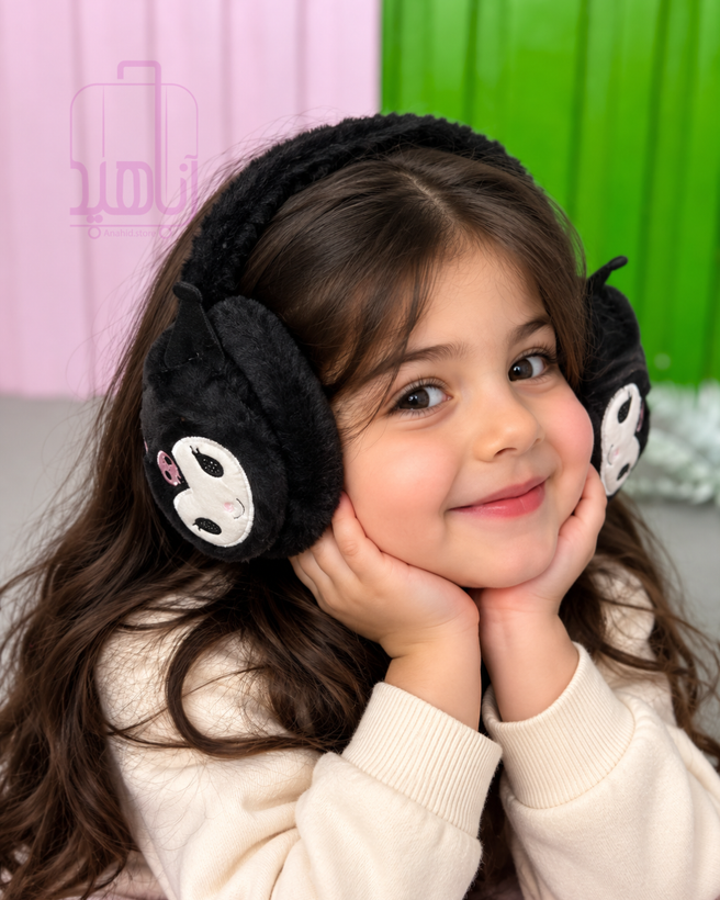 گوشگیر خزدار کرومی کودک طرح Kuromi کرومی