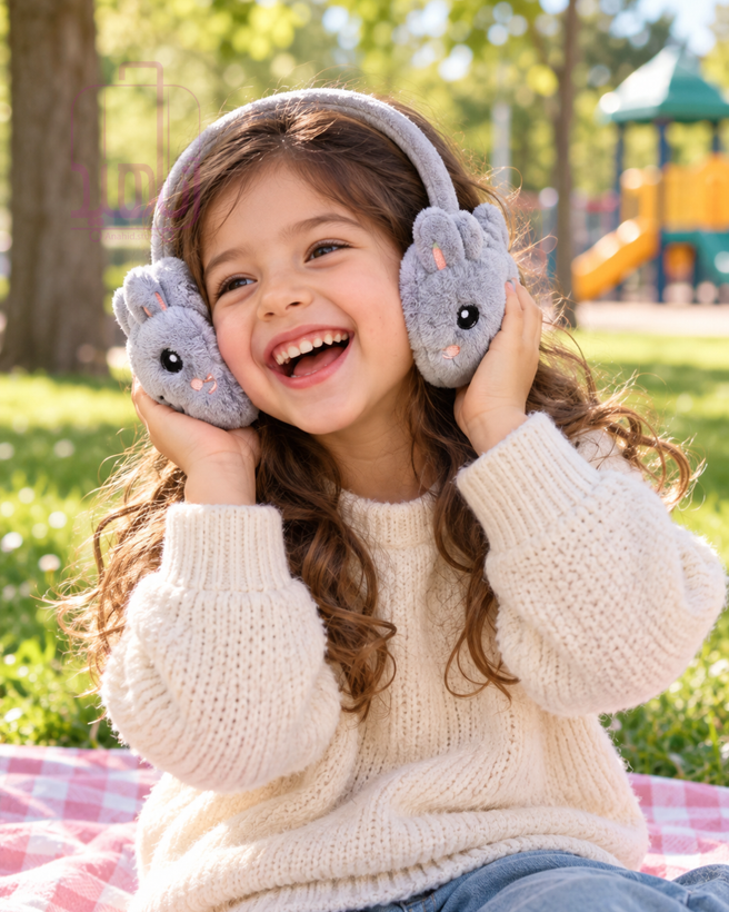 گوشگیر خزدار خرگوش کودک طرح rabbit