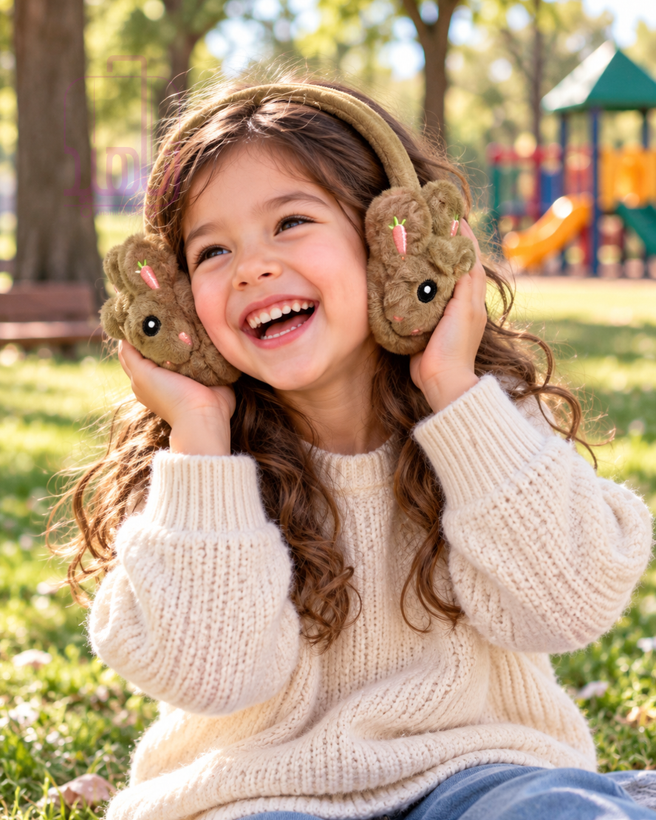 گوشگیر خزدار خرگوش کودک طرح rabbit