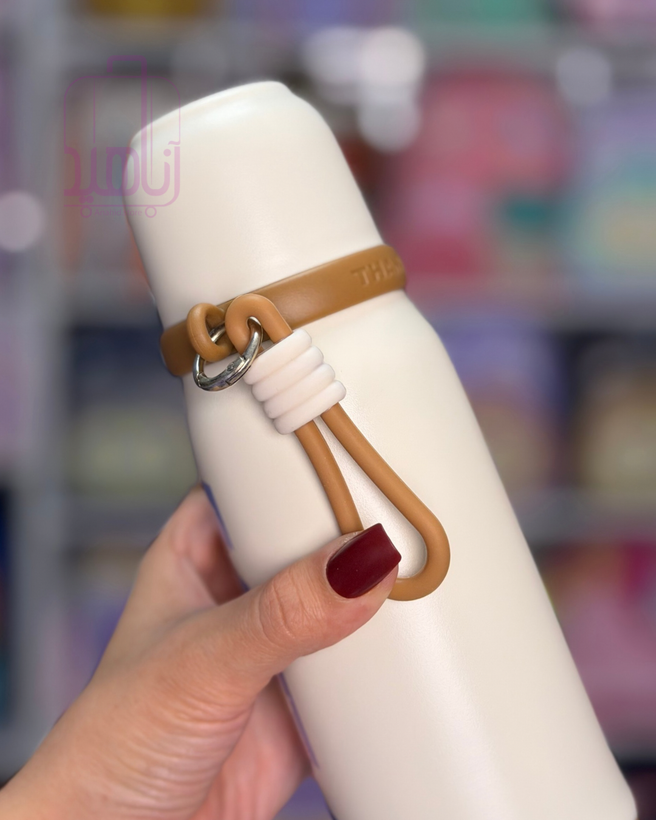 بطری آب کودک طرح کاپیبارا استیل ۳۱۶ نینوش و آساننوش با درب لیوانی