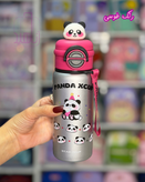 بطری آب استیل کودک طرح پاندا PANDA CUP با درب نینوش و آسان نوش